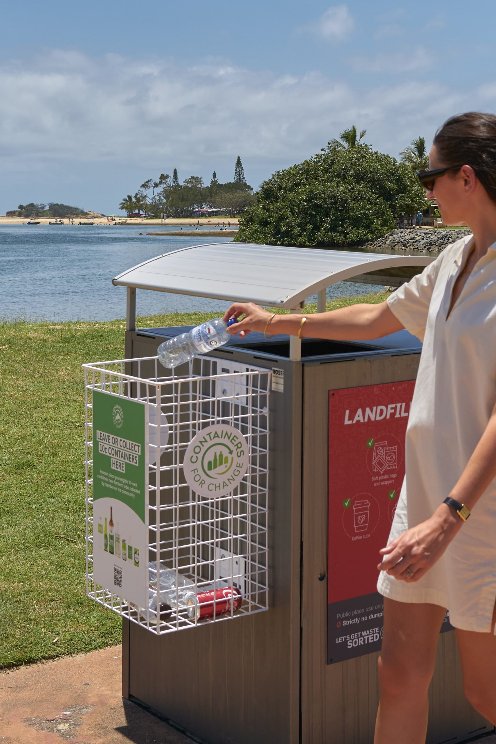 Containers for Change launches innovative trial at Cotton Tree Park