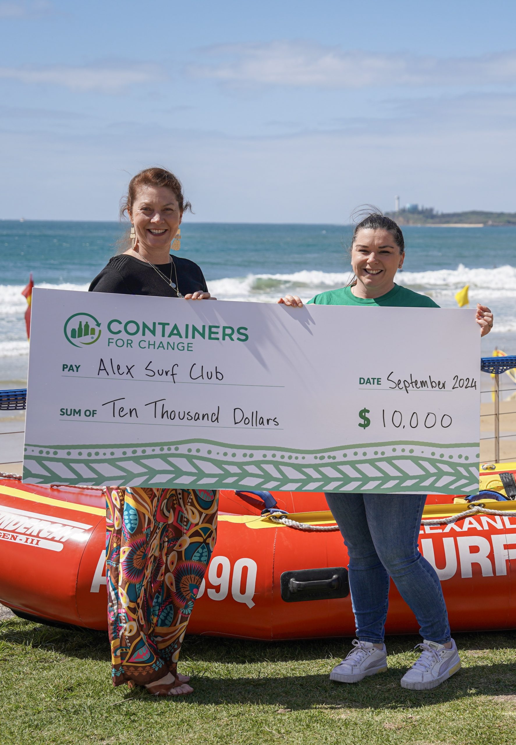 Alexandra Headland Surf Life Saving Club turns 100,000 containers into fundraising success ahead of summer